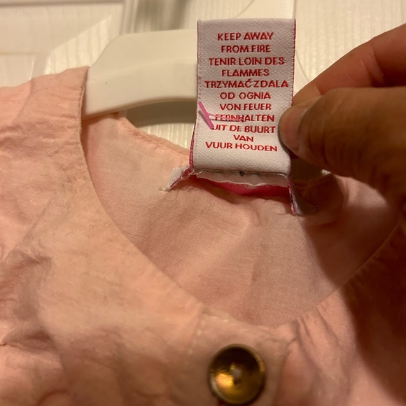 Tommy Bahama Little Girls 👧🏻 Pink/ Peach Blouse 👚 Sz 5T - Picture 2 of 6